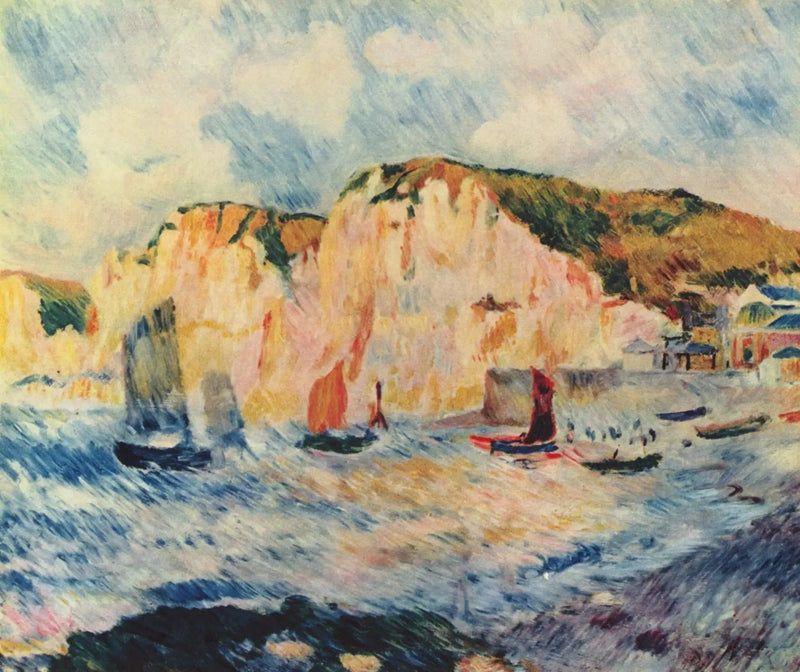 Morze i klify - Pierre-Auguste Renoir