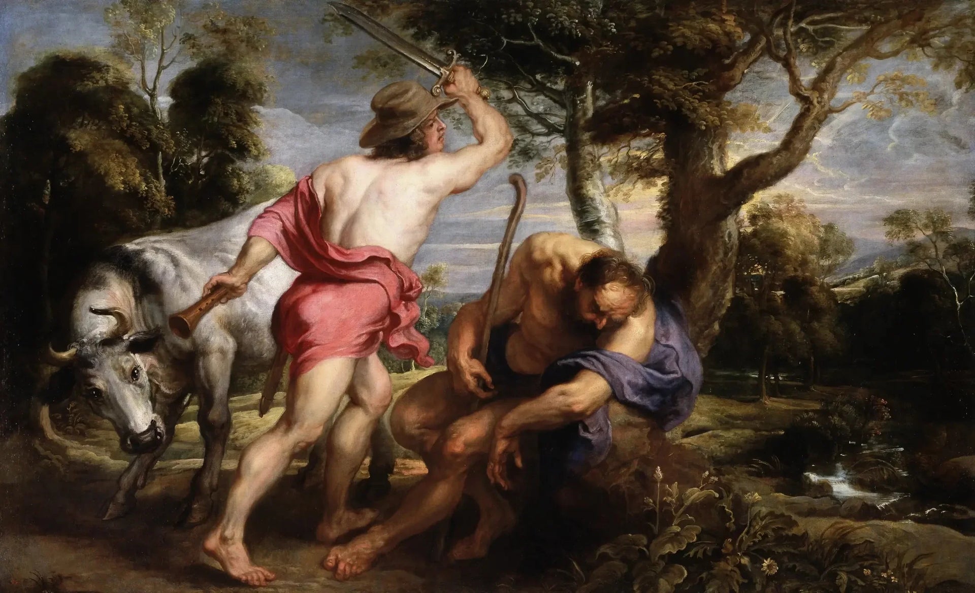 Mercure et Argos - Peter Paul Rubens image 1 copie de tableau peinte à la main