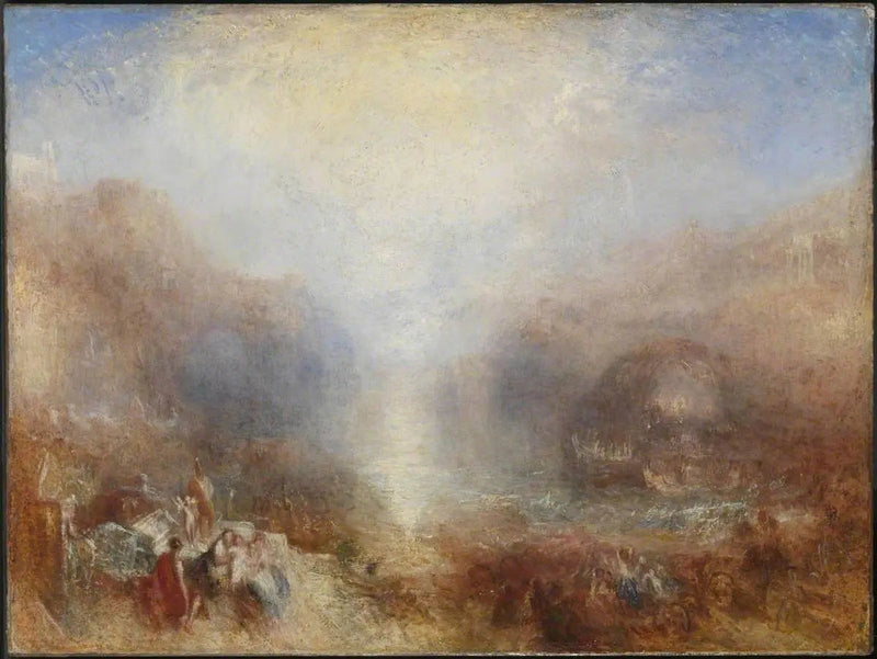 Merkury wysłany, aby upomnieć Eneasza - J. M. W. Turner
