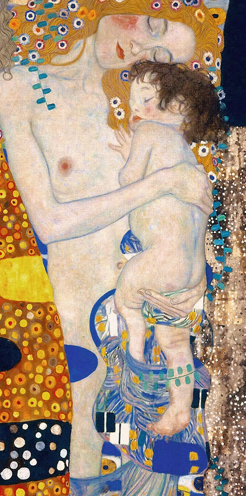 👩‍👦 Matka i dziecko (Szczegół II z Trzech Wieków Kobiety) – Gustav Klimt (1905)