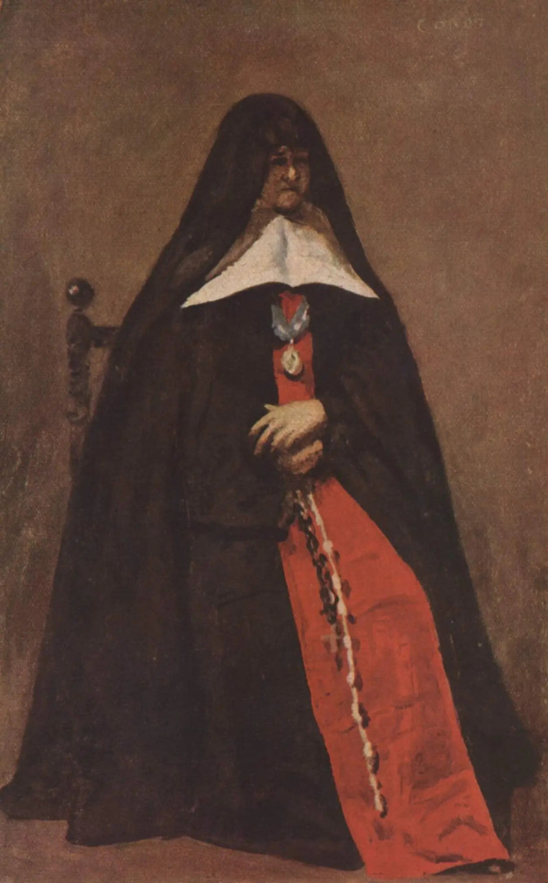 Matka Marie-Héloïse des Dix Vertus - Jean-Baptiste Camille Corot