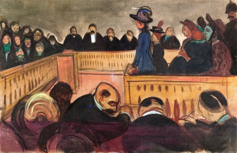 Matki adopcyjne w sądzie - Edvard Munch