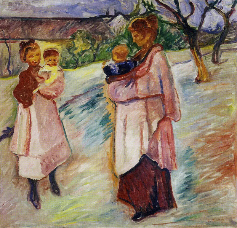 Matki z Dziećmi, Turyngia - Edvard Munch