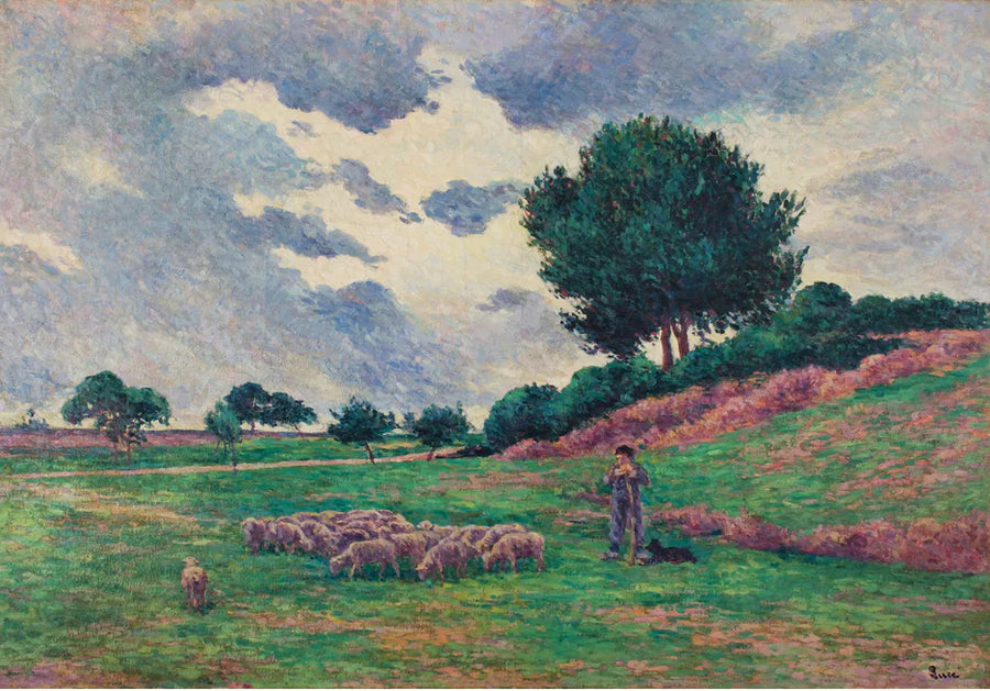 Méréville, stado owiec - Maximilien Luce