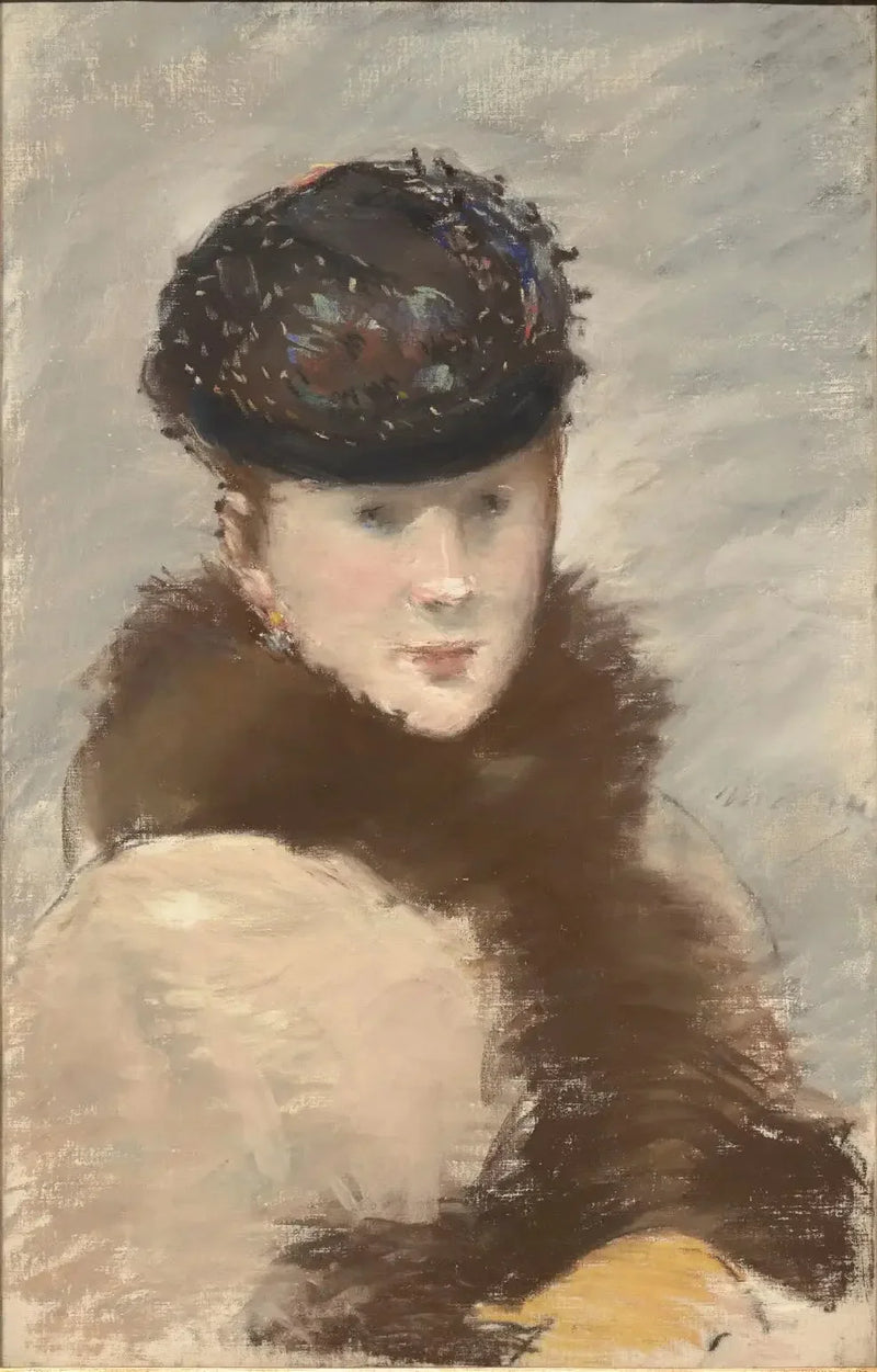Méry Laurent w małym kapeluszu - Édouard Manet