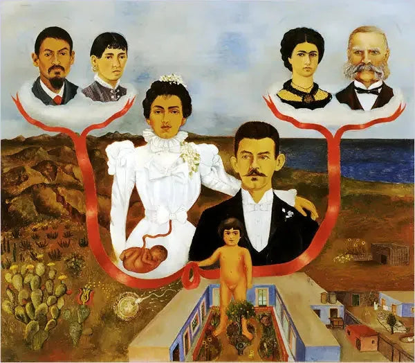Moi dziadkowie, moi rodzice i ja - Frida Kahlo