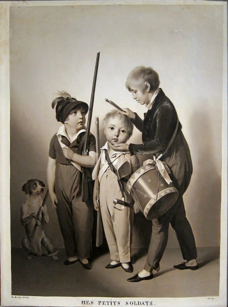 Moi mali żołnierze - Louis-Leopold Boilly