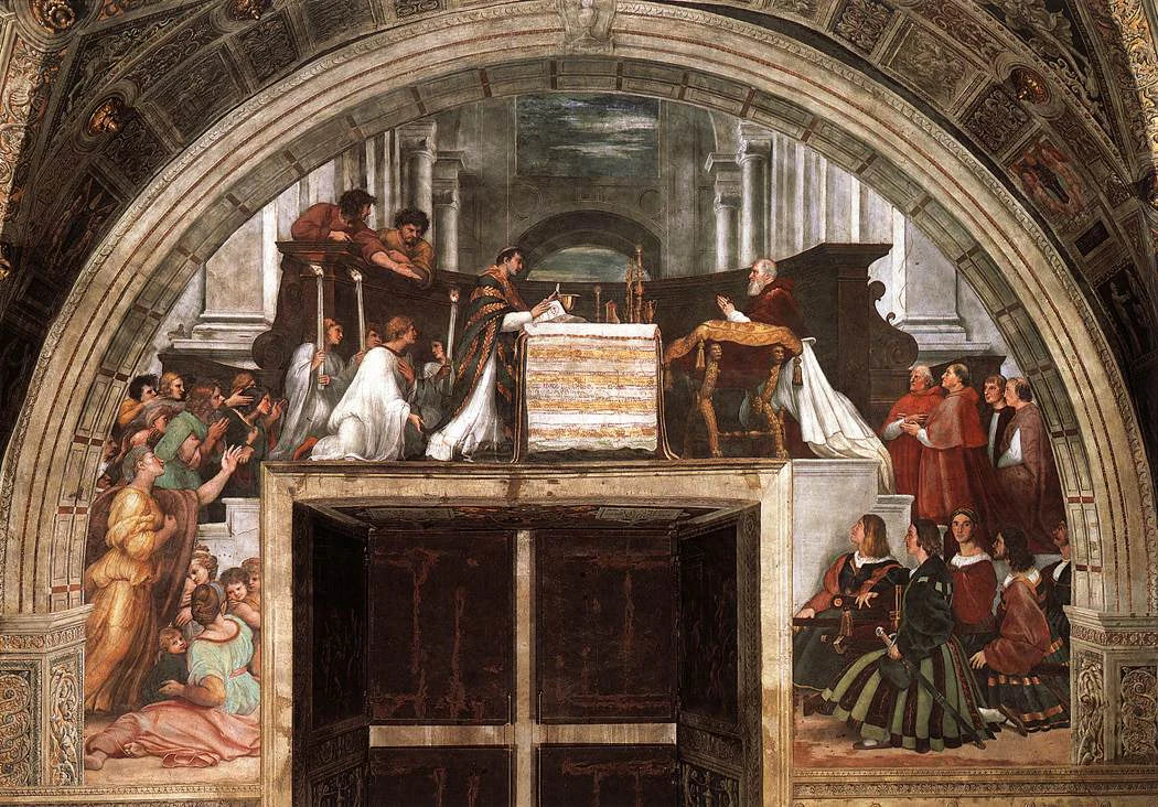 La Messe de Bolsena - Raphaël Sanzio