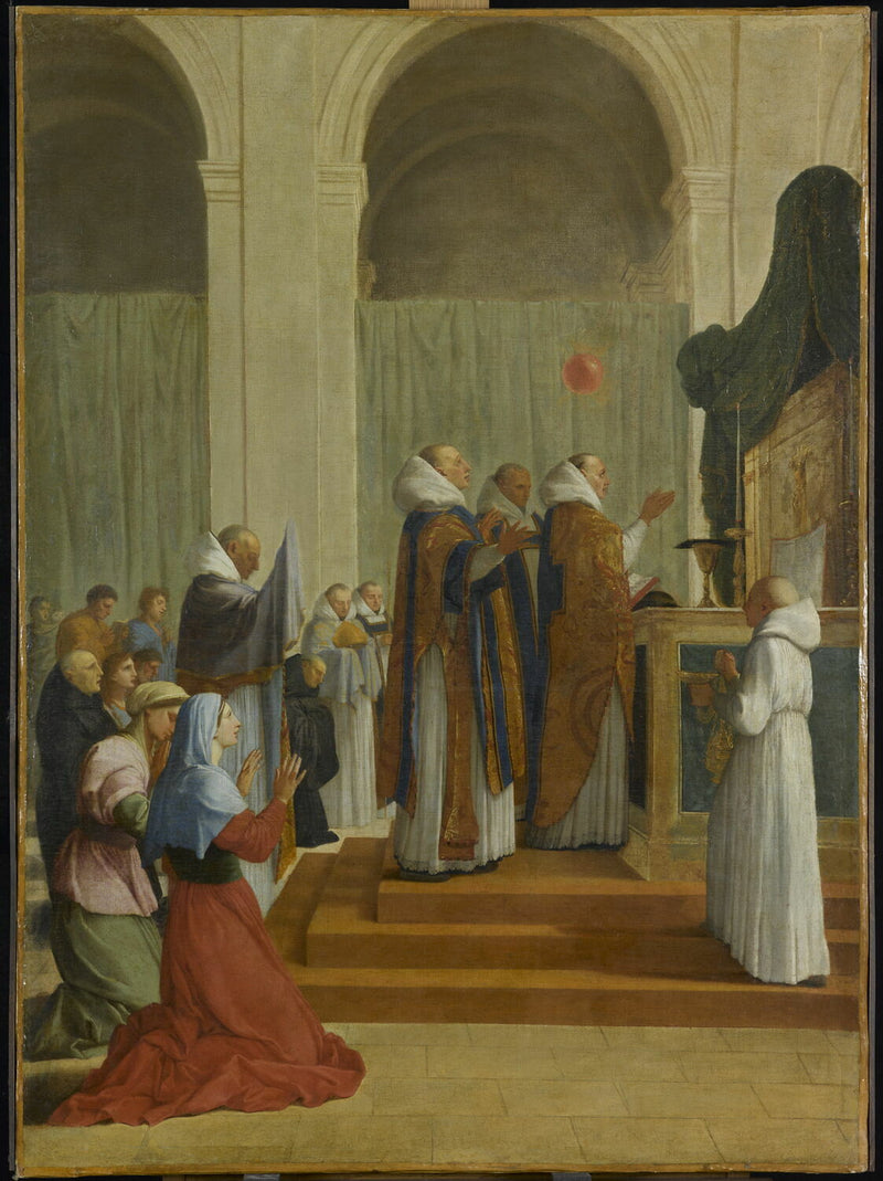 Msza świętego Martina - Eustache Le Sueur