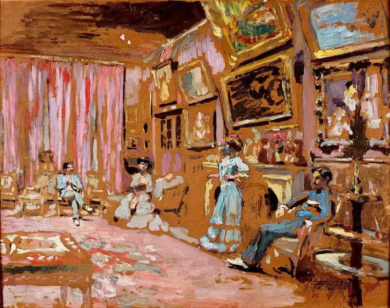 Panowie i Panie Josse oraz Gaston Bernheim-Jeune pod adresem 107, avenue Henri Martin - Édouard Vuillard