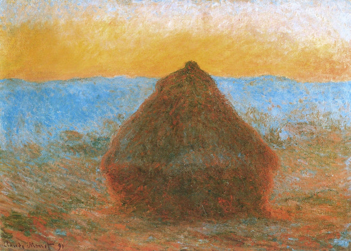 Szlifierka o zachodzie słońca W1285 - Claude Monet