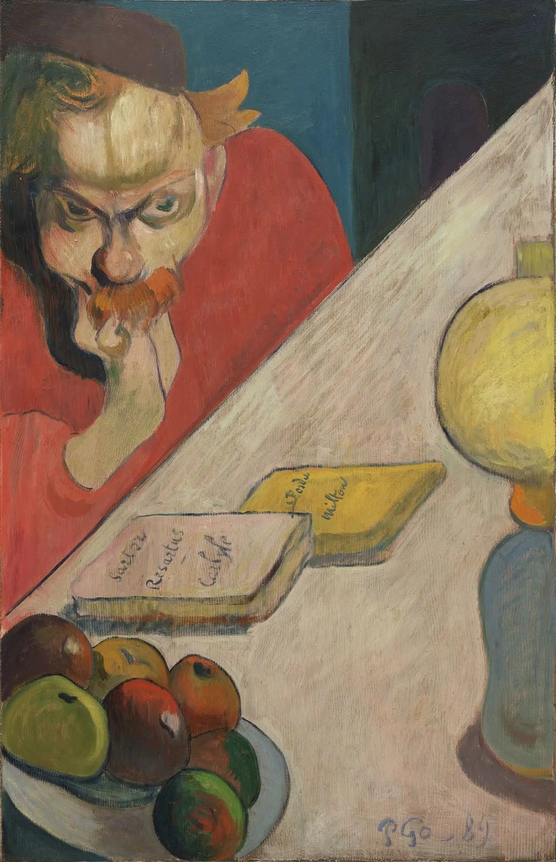 Meyer de Haan (Pod lampą) - Paul Gauguin