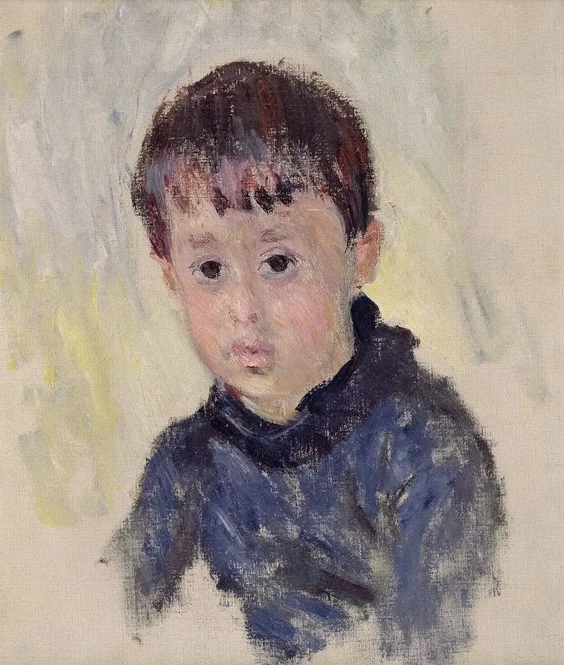 Michel Monet w niebieskim swetrze - Claude Monet