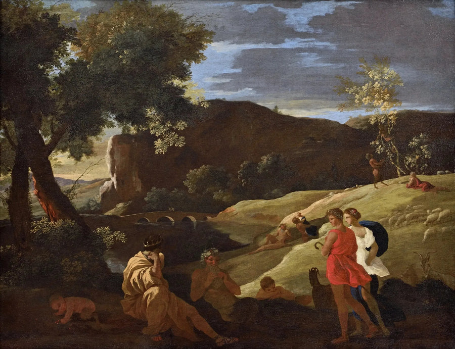Midas, Pani i pasterze - Nicolas Poussin