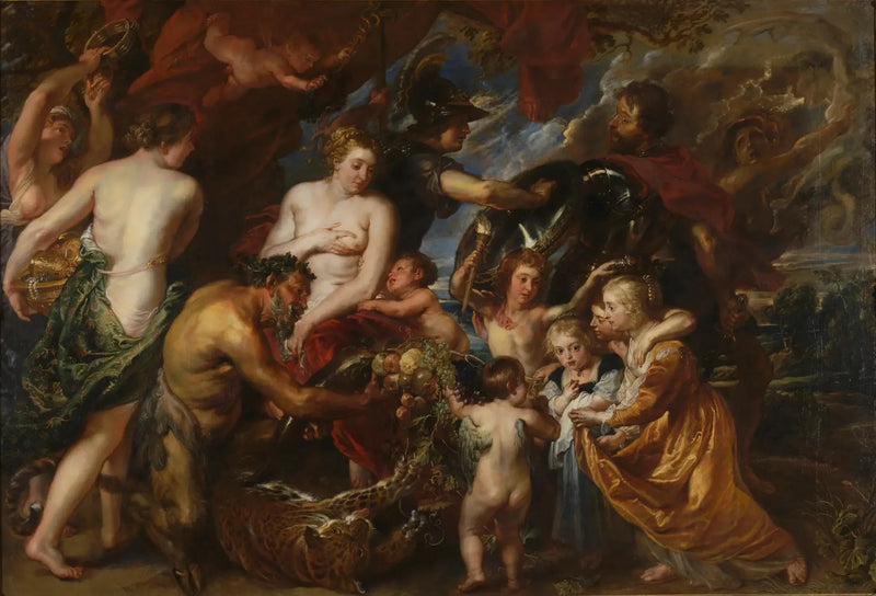 Minerwa chroniąca pokój Marsa - Peter Paul Rubens