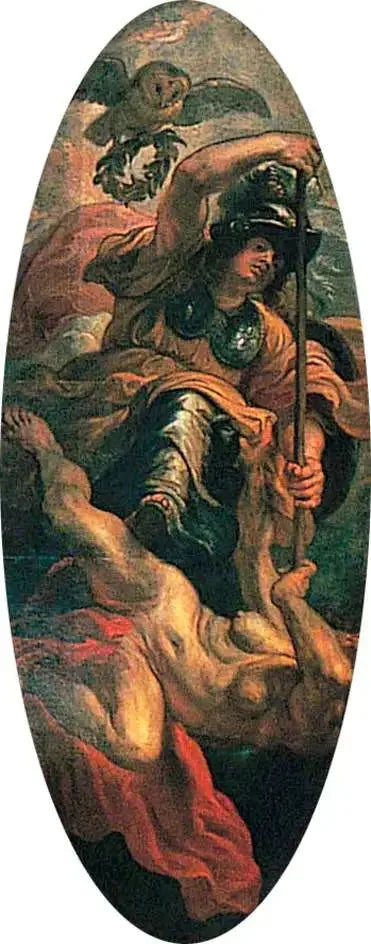 Minerwa przebija ignorancję - Peter Paul Rubens