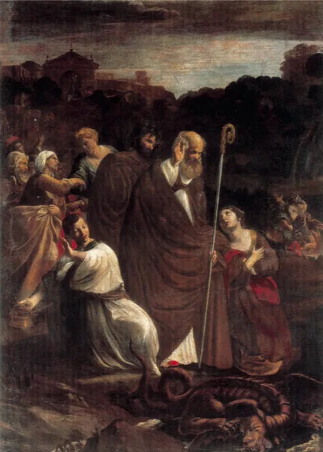 Cud św. Werenanda - Giovanni Lanfranco