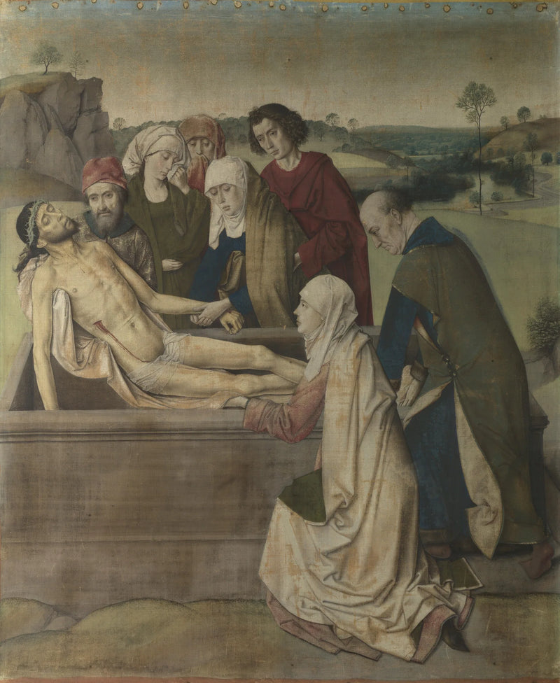Złożenie do grobu - Dirk Bouts