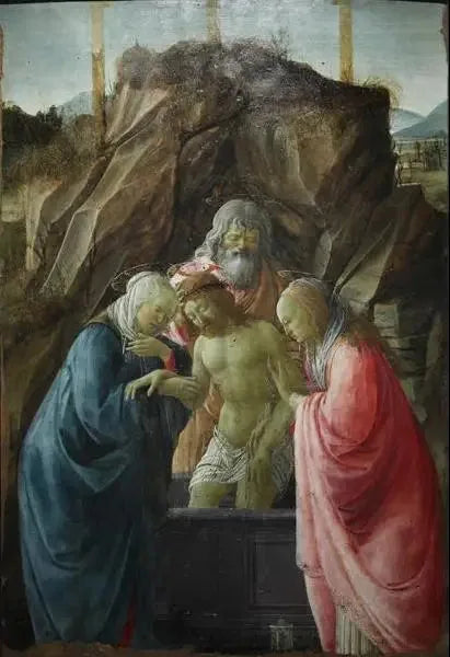 Złożenie do grobu - Filippino Lippi