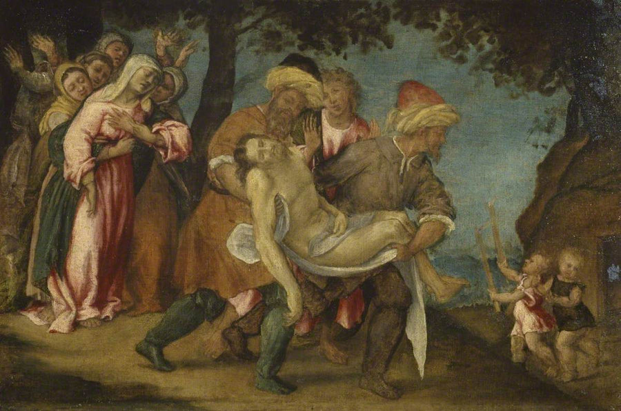 Złożenie do grobu - Lorenzo Lotto