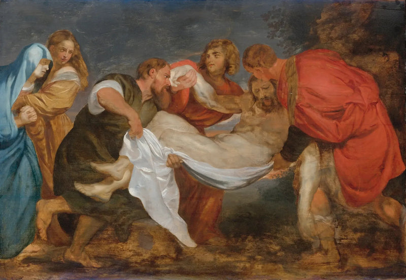 Złożenie do grobu - Peter Paul Rubens