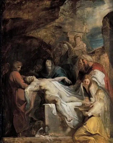 Złożenie do grobu - Peter Paul Rubens