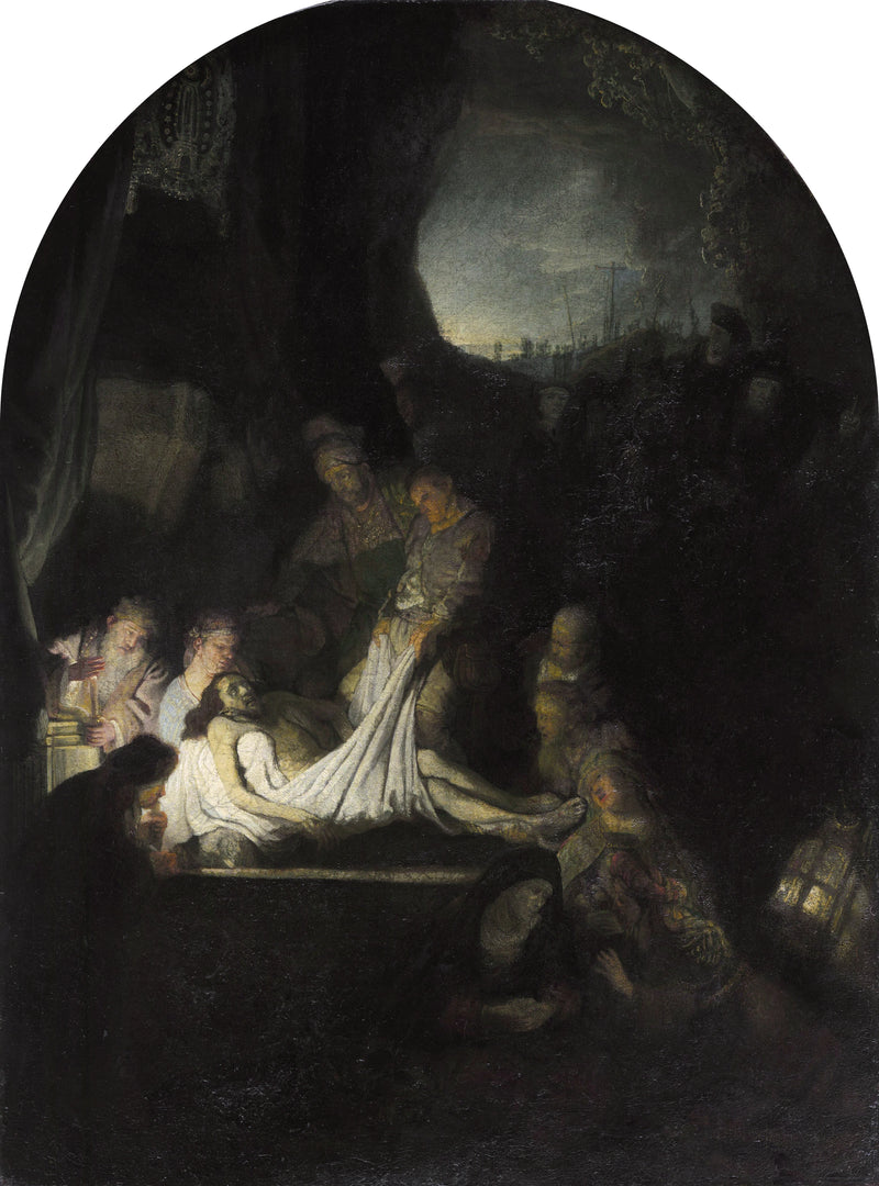 Złożenie do grobu - Rembrandt