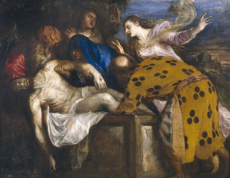 Złożenie do grobu - Titian