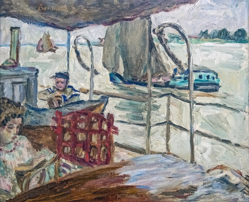 Misia Sert na statku Edwardsa - Pierre Bonnard