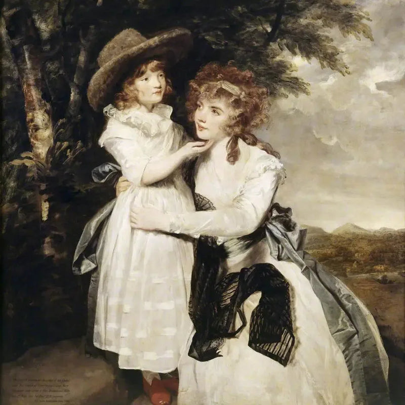 Panna Cocks i jej siostra - Joshua Reynolds