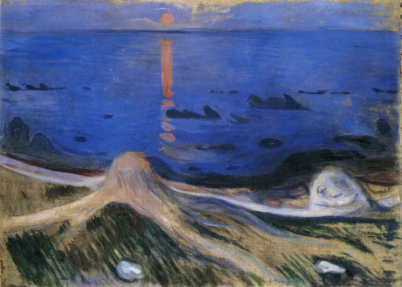 Tajemnica na brzegu - Edvard Munch