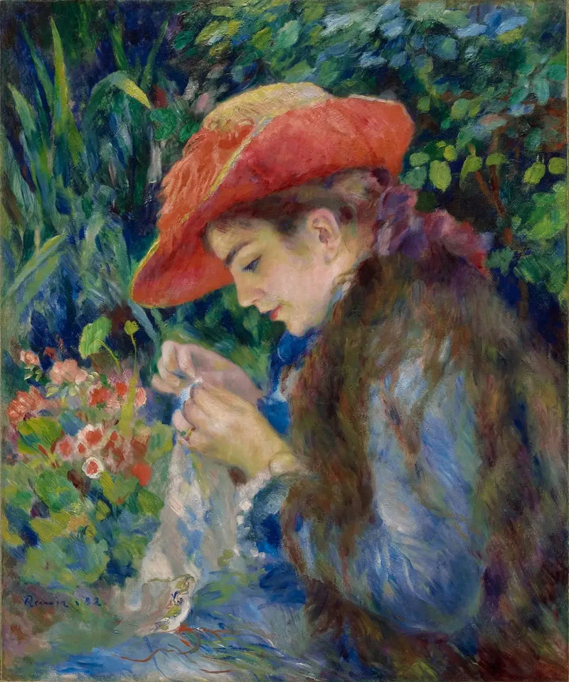 Panna Marie-Thérèse Durand-Ruel Cousant - Pierre-Auguste Renoir