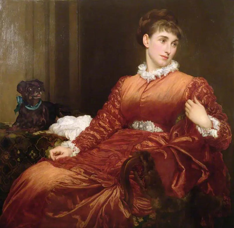 Pani H. Evans Gordon, z domu May Sartoris - Frederic Leighton