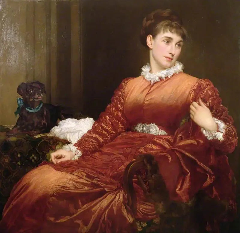 Pani H. Evans Gordon, z domu May Sartoris - Frederic Leighton