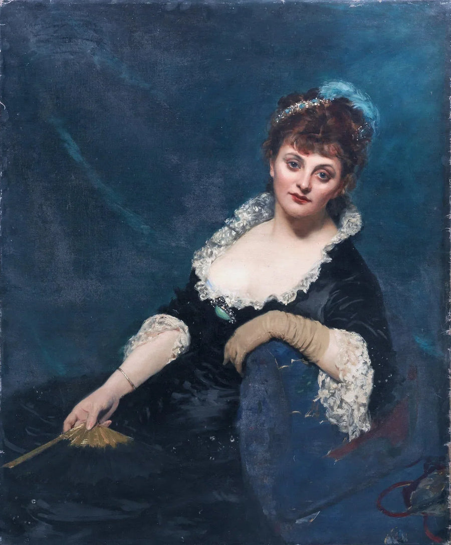Mme Harry Vane Milbank, née Alice Sidonie Van den Bergh - Carolus-Duran