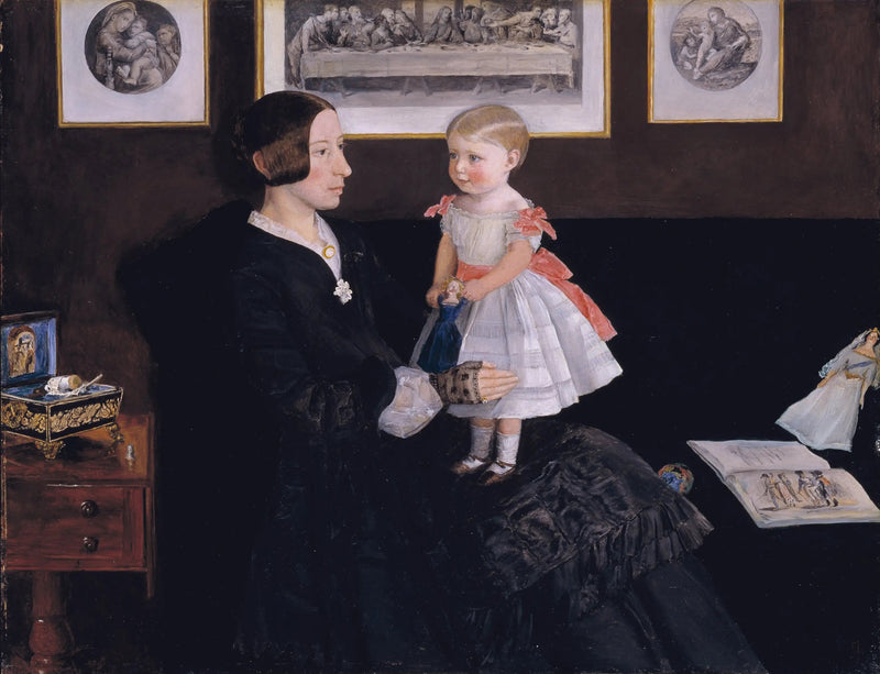 Pani James Wyatt Jr i jej córka Sarah - John Everett Millais