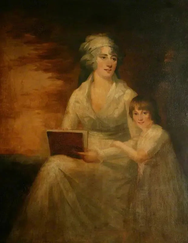 Pani Shafto Clarke i jej córka - Henry Raeburn