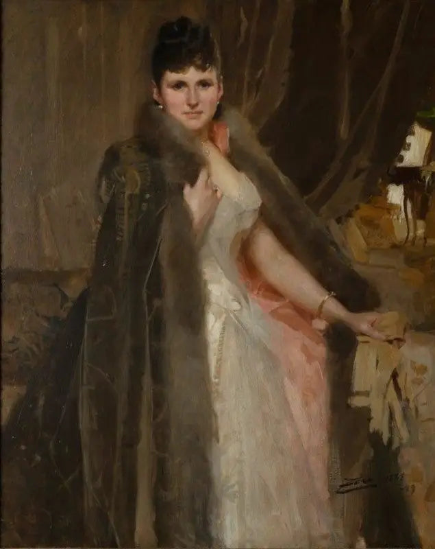 Mme Symons - Anders Zorn image 1 reproduction artisanale de tableau
