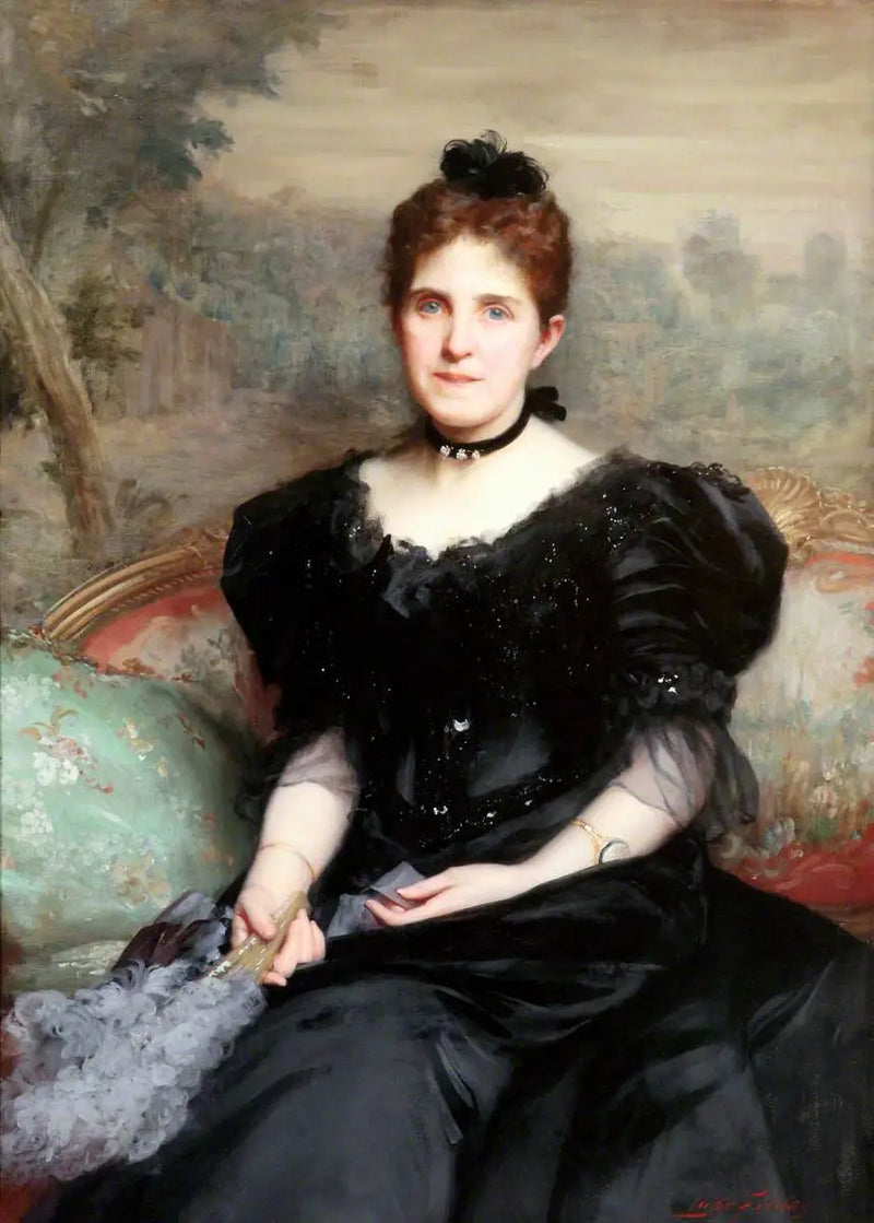 Pani William Hesketh Lever (ok. 1851–1913), później Pierwsza Lady Lever - Luke Fildes