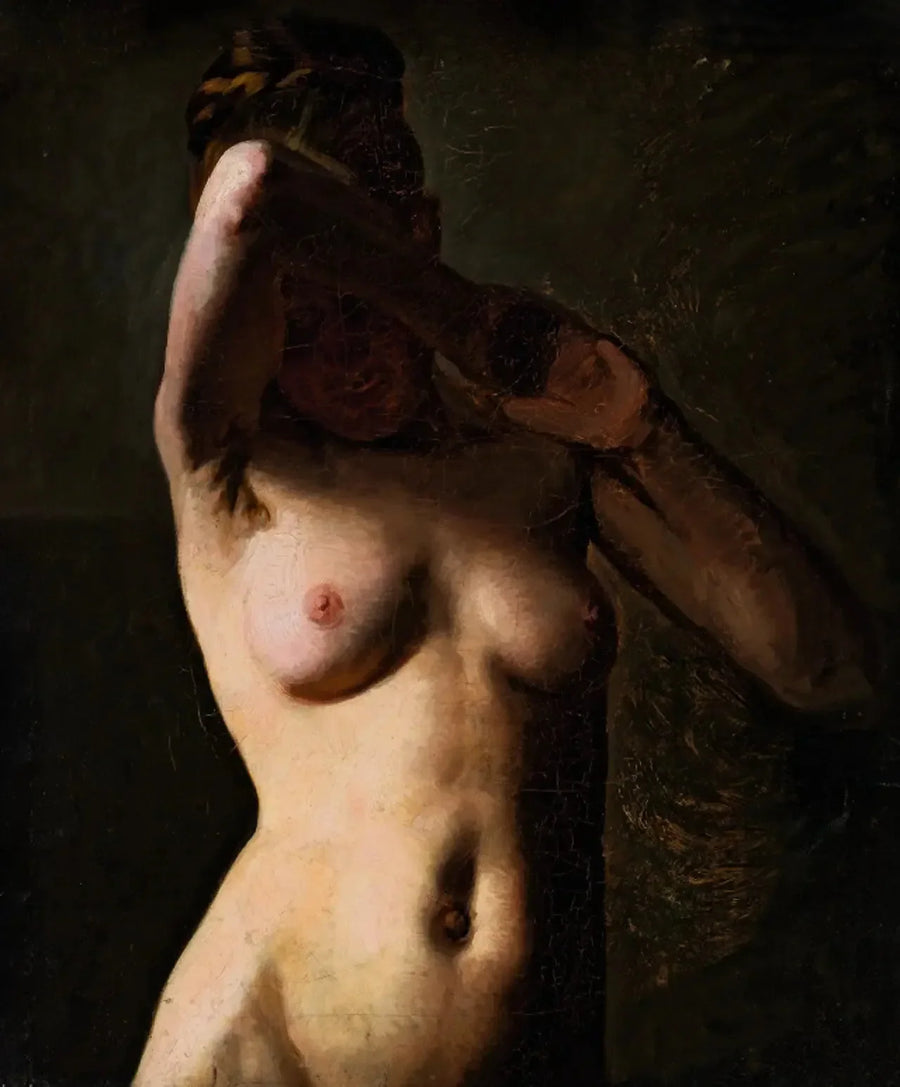 Model żeński. Połowa postaci - Peder Severin Krøyer