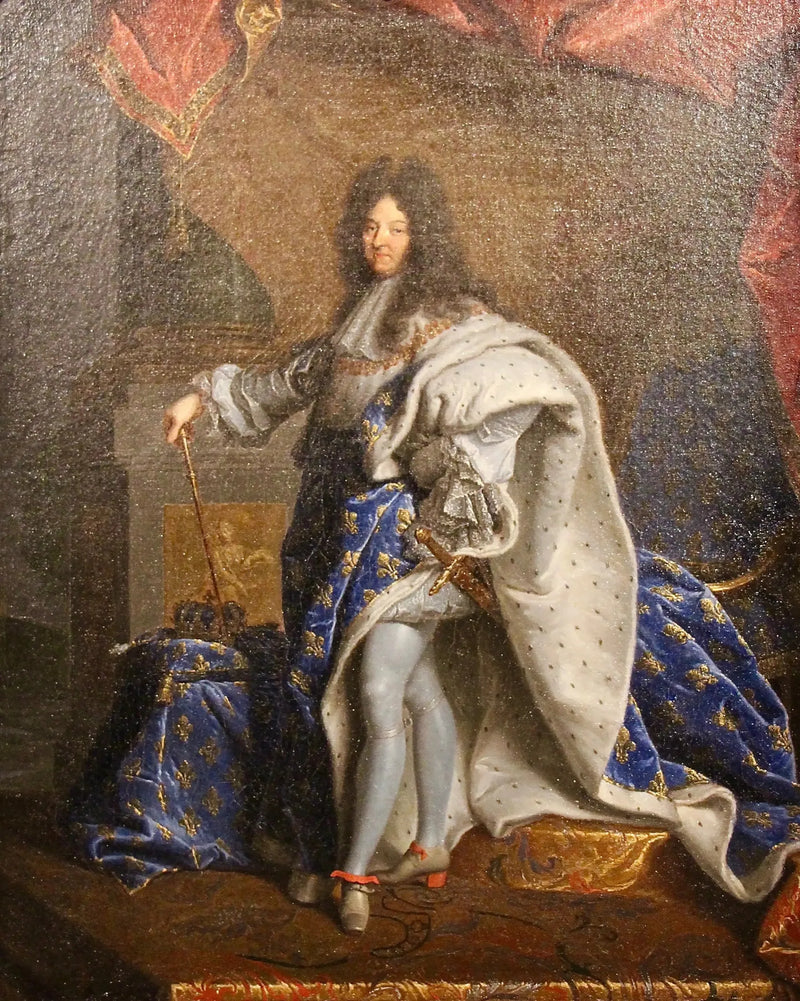 Model do Portretu Ludwika XIV w wielkim królewskim stroju - Hyacinthe Rigaud