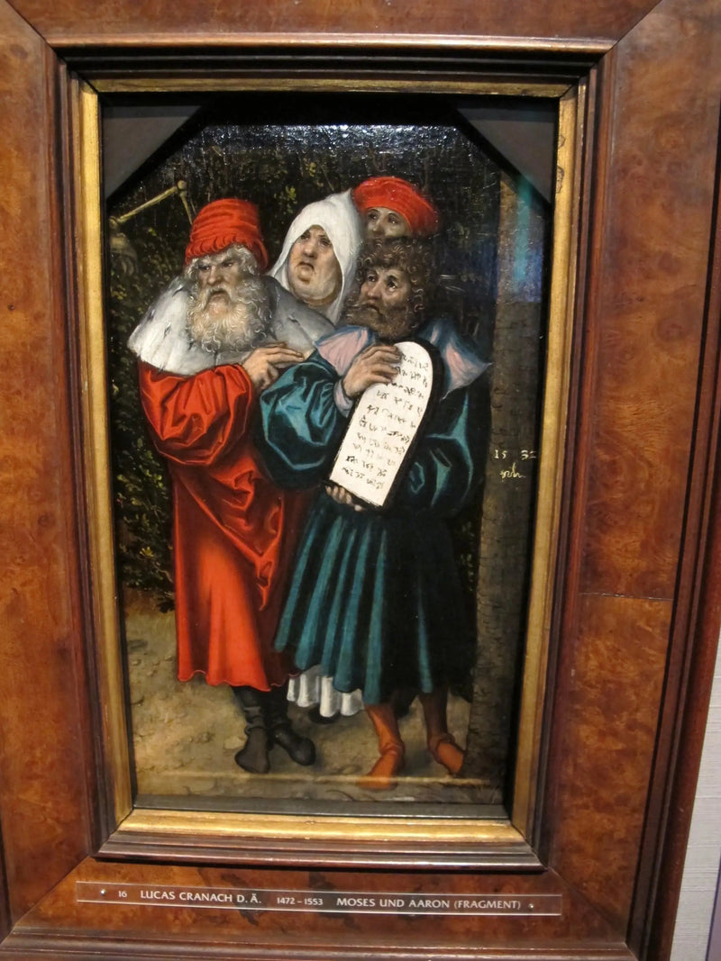 Mojżesz i Aaron oraz dwóch proroków - Lucas Cranach Starszy