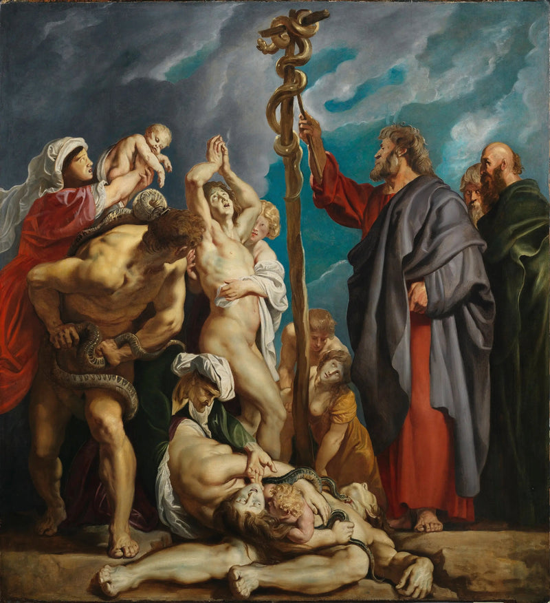 Mojżesz i miedziany wąż - Peter Paul Rubens