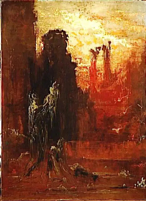Moïse uratowany z wód - Gustave Moreau