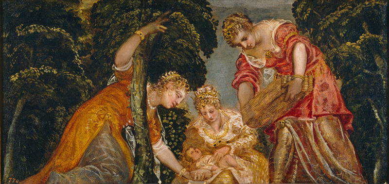 Moïse uratowany z wód - Jacopo Tintoretto
