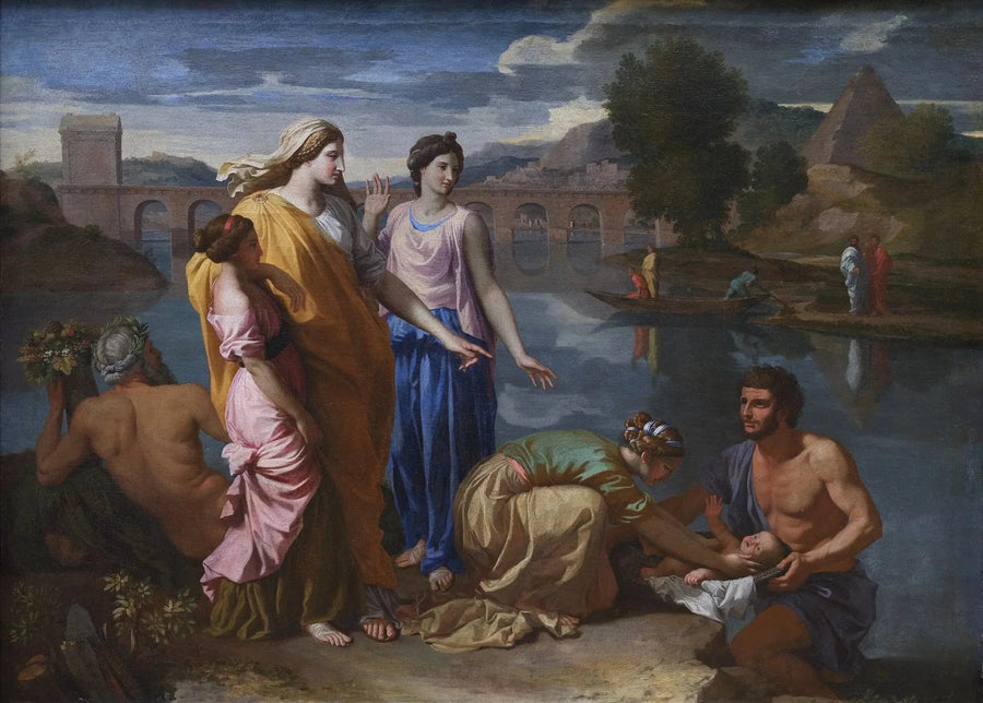 Mojżesz uratowany z wód - Nicolas Poussin