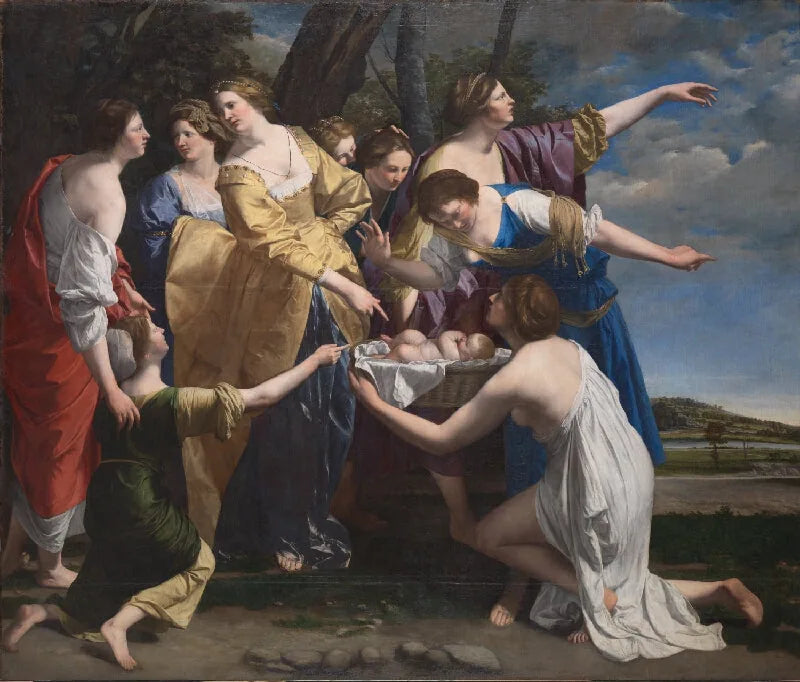 Moïse uratowany z wód - Orazio Gentileschi