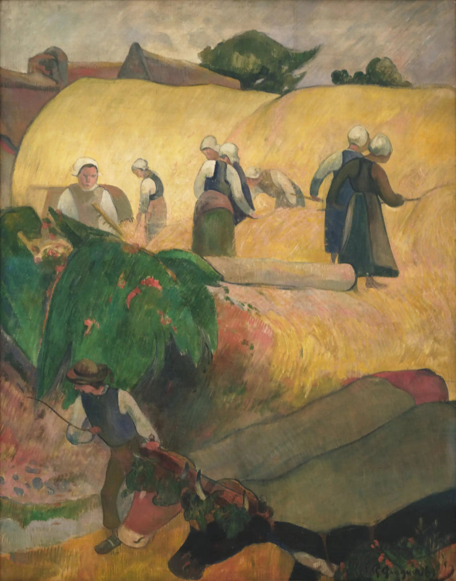 Żniwa w Bretanii - Paul Gauguin