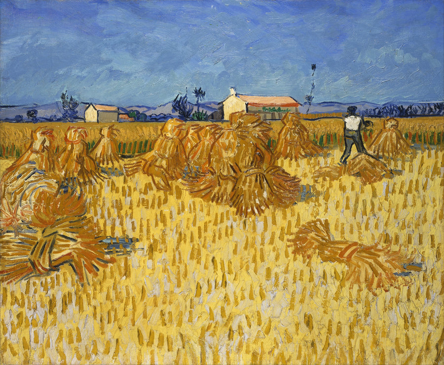 Żniwa w Prowansji. - Vincent van Gogh