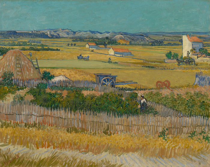 Zbiory w La Crau, F412 - Vincent van Gogh
